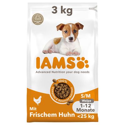 IAMS Advanced Nutrition Puppy & Junior Small & Medium Dog - Chicken 3kg