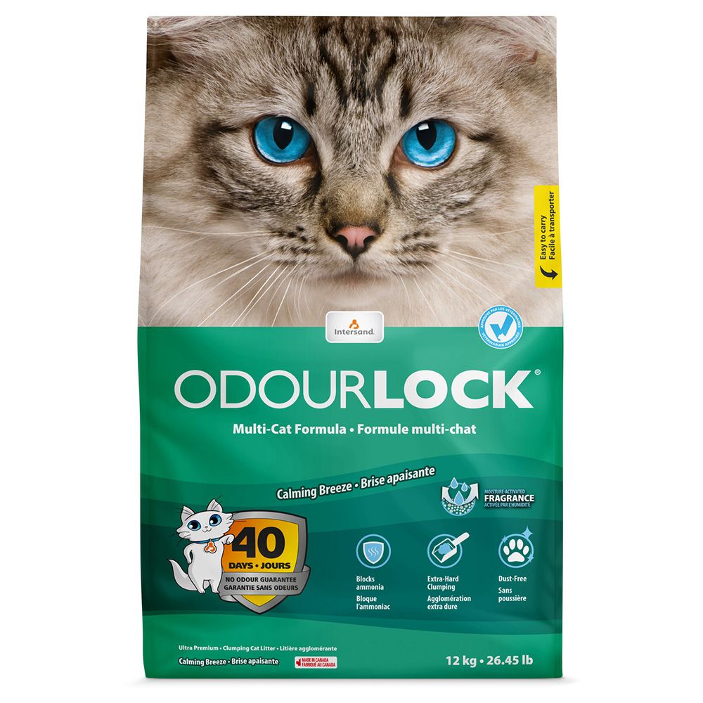 ODOURLOCK Calming Breeze Scent Cat Litter 12kg