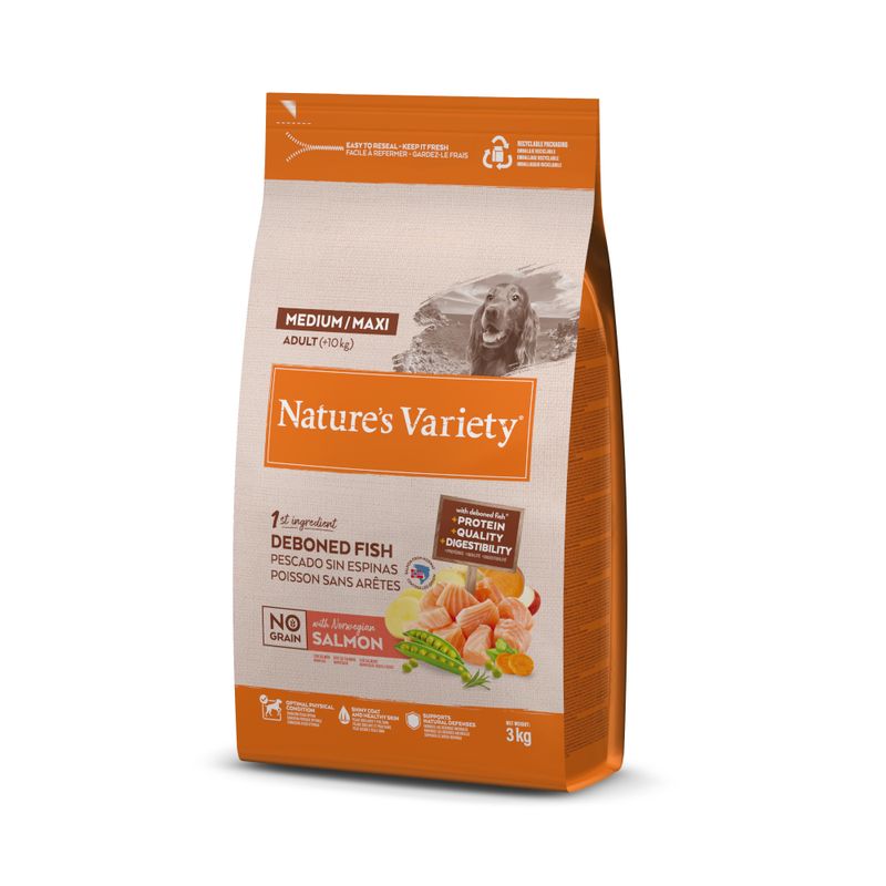Nature's Variety No Grain Medium/Maxi Adult Salmon 3kg