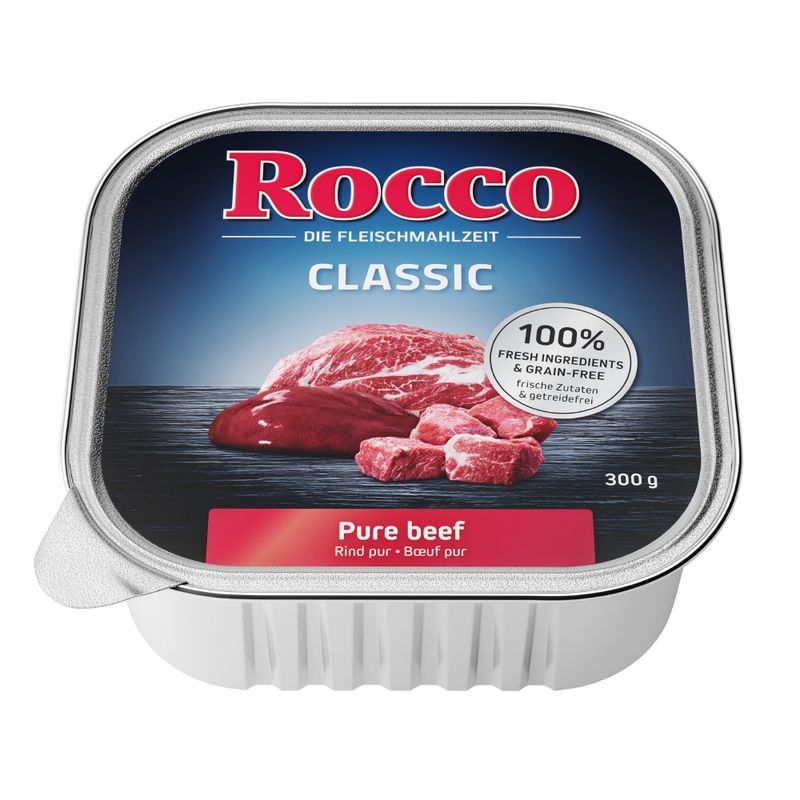 Rocco Classic Trays 9 x 300g Pure Beef