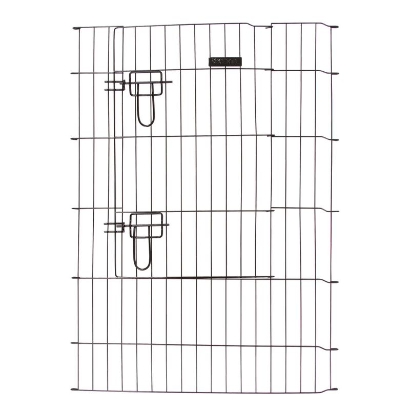 Kerbl Pet Enclosure with Door for Puppies and Small Animals 8 Elements, 57 x 78cm (W x H)