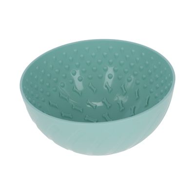 Kerbl Pet Licking Bowl - Turquoise 20.5 x 11cm (W x L)