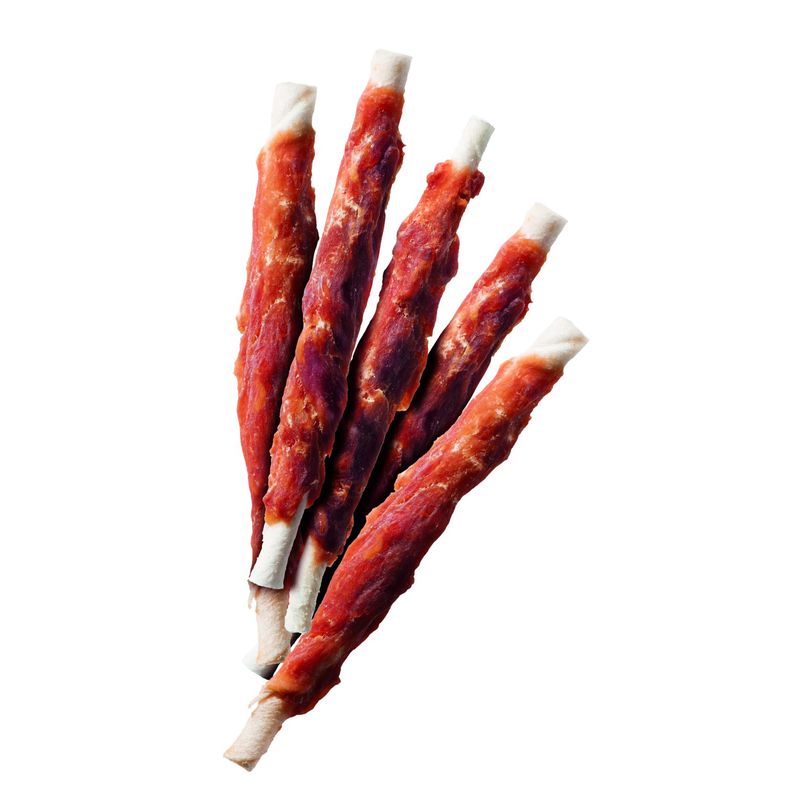 Rocco Rolls Chew Sticks - XXL Pack Mix: with Chicken Fillet, Duck Fillet and Fish (1kg)