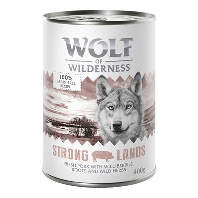 Wolf of Wilderness Adult Single Protein 6 x 400g Mixed Pack 1 (3 Varieties)