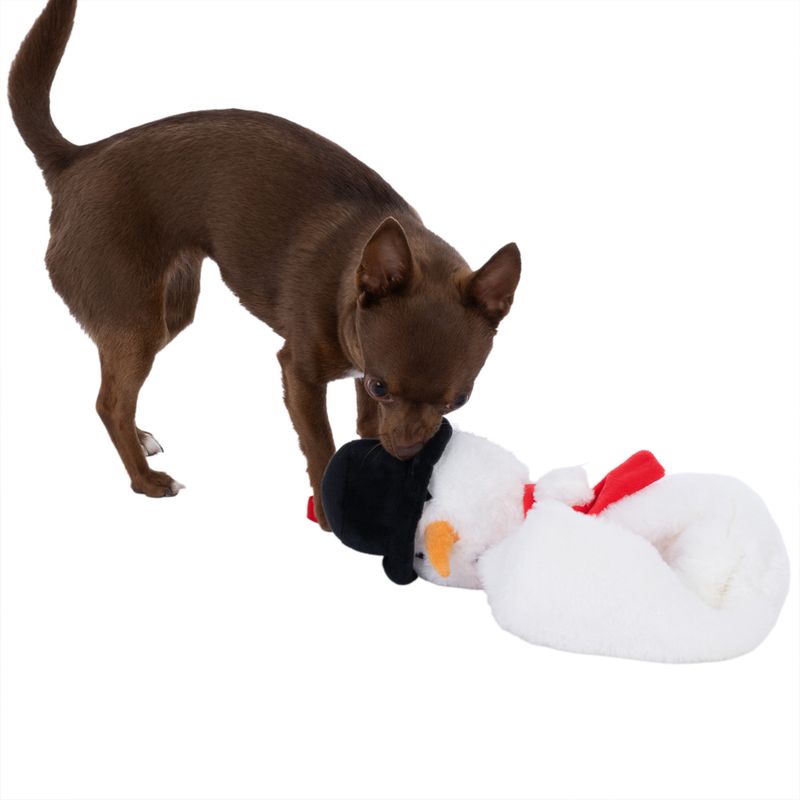 TIAKI Snowman with Bungee Body Dog Toy 1 Toy