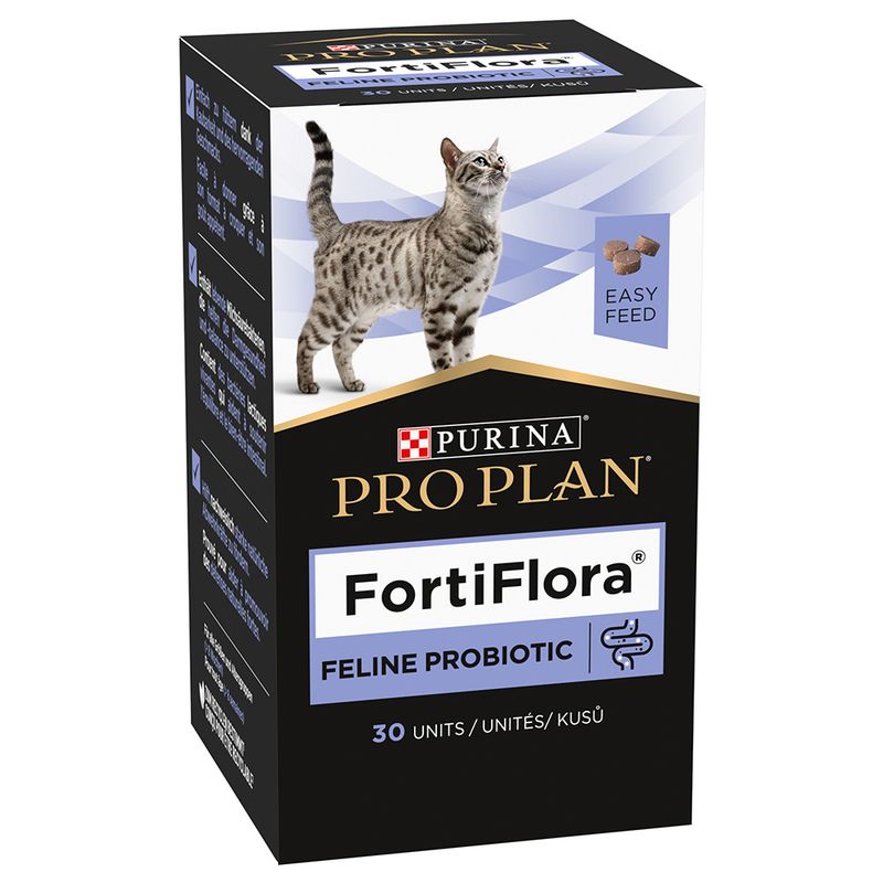 Purina Pro Plan Fortiflora Feline Probiotic Chew Cubes 15g (30 Cubes)