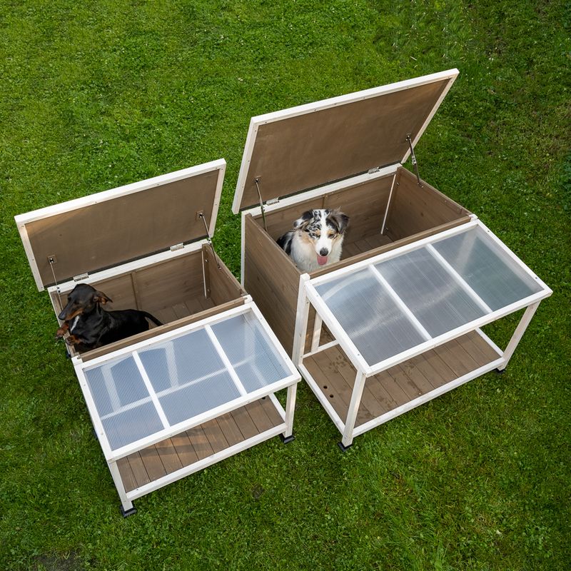 Doug Dog Kennel Size S: 85.7 x 96.5 x 58.3cm (L x D x H)