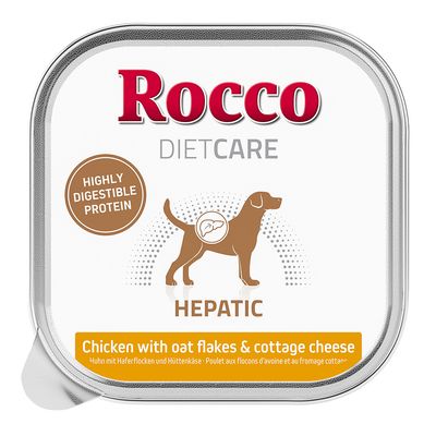 Rocco Diet Care Hepatic - Chicken with Oatmeal & Cottage Cheese 10 x 150g 10 x 150g