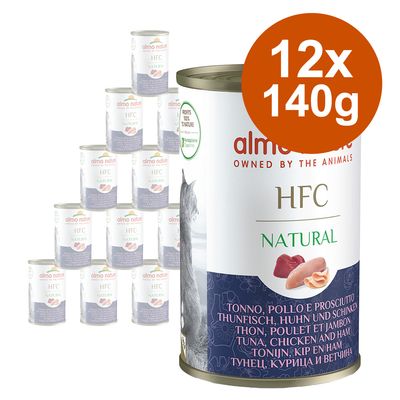 Almo Nature HFC Saver Pack 12 x 140g Tuna, Chicken & Ham