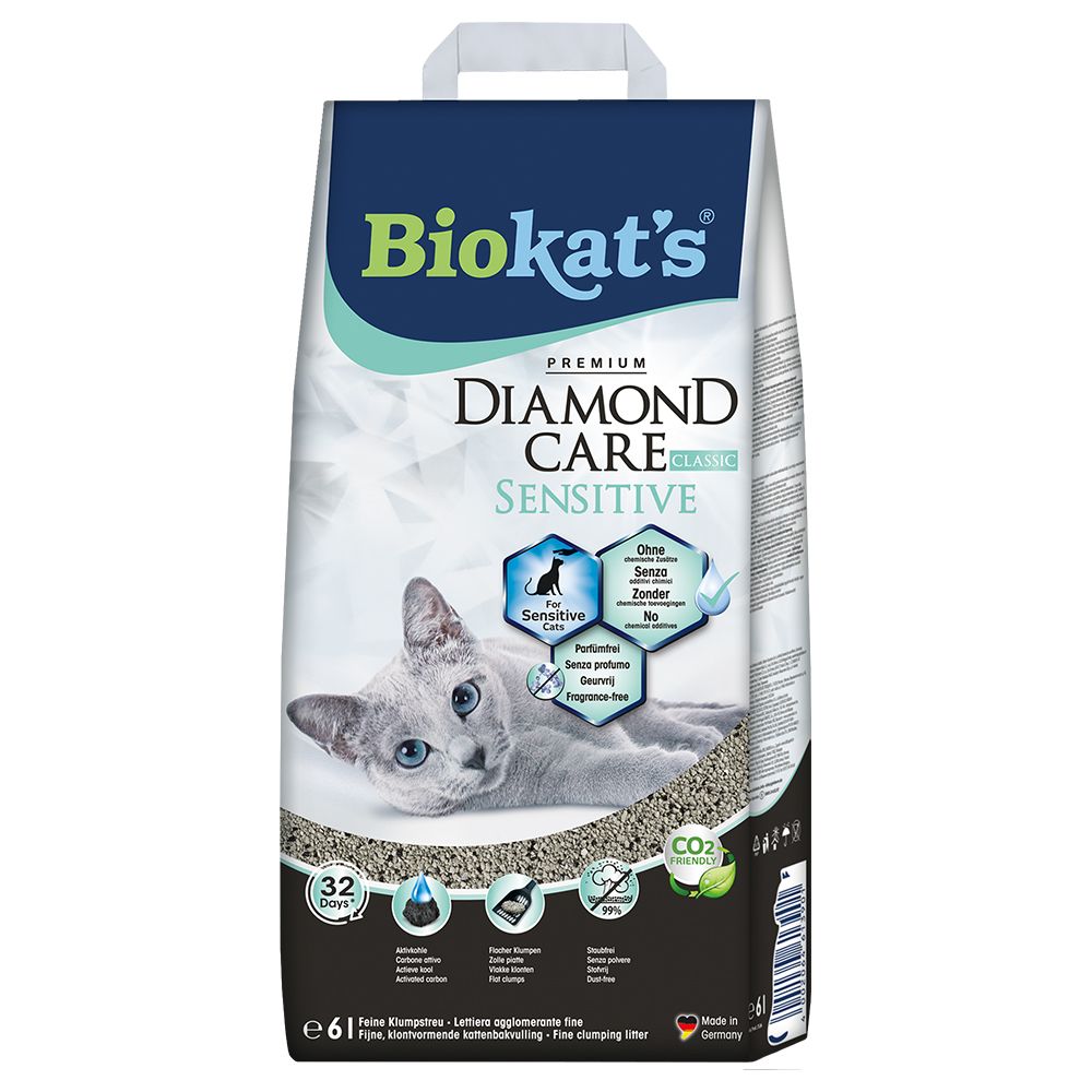Biokat's Diamond Care Sensitive Classic Cat Litter 6l