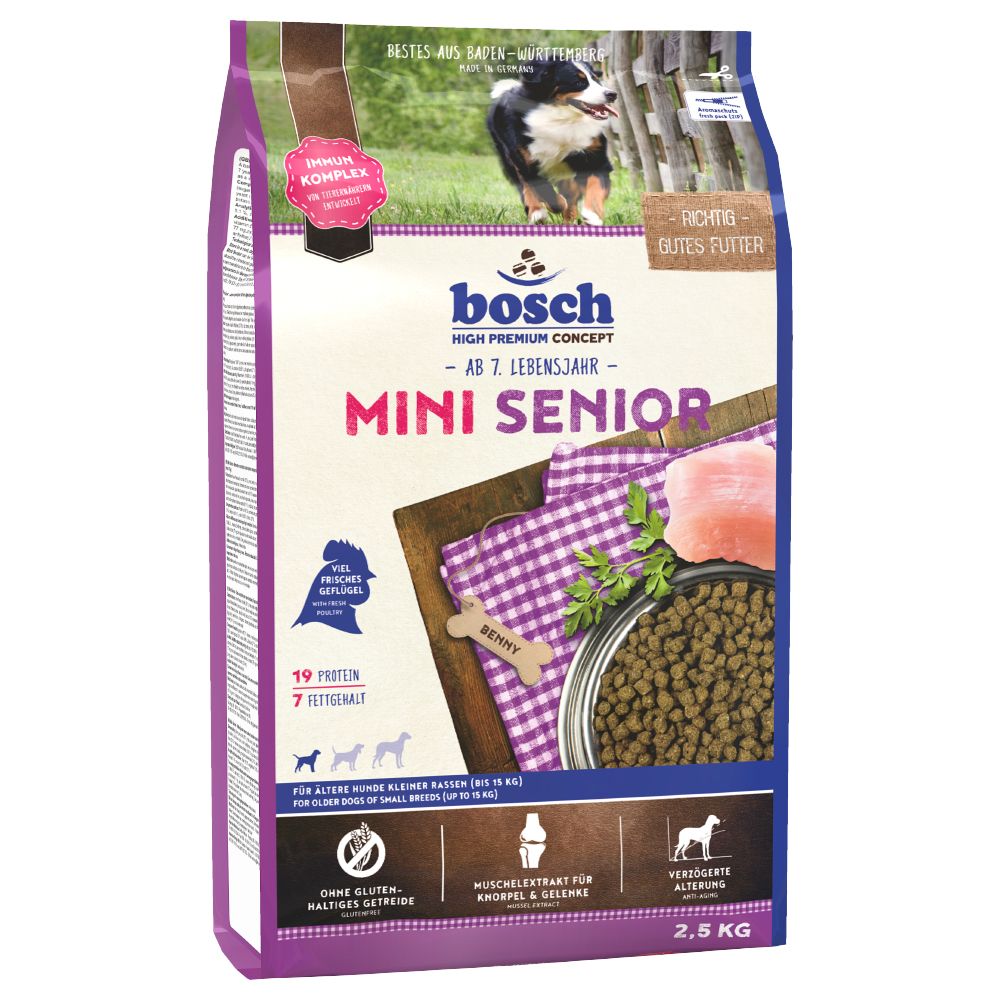 bosch Adult Mini Senior Dry Dog Food 2.5kg