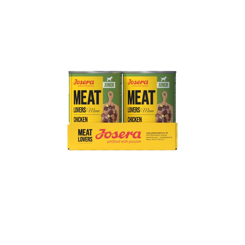 Josera Meatlovers Junior Menu 6 x 400g Chicken
