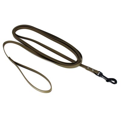 Home search leash BioThane, olive 5 m long, 13 mm wide