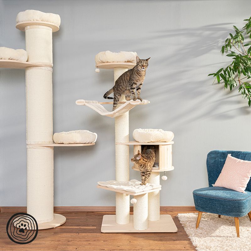 Natural Paradise Scratching Tree - Magnolia XL Plus Cream