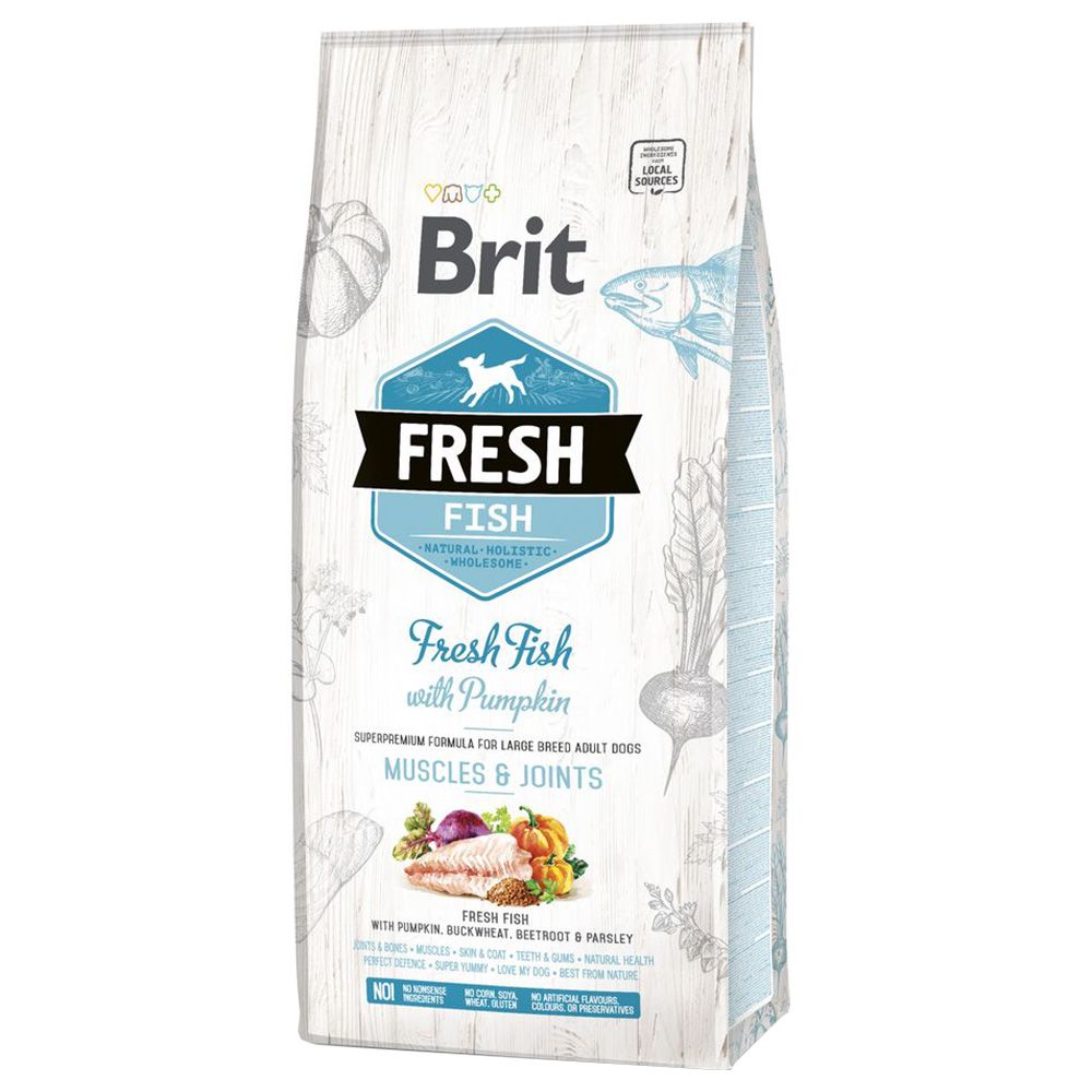 Brit Fresh Fish with Squash Adult Large 12kg
