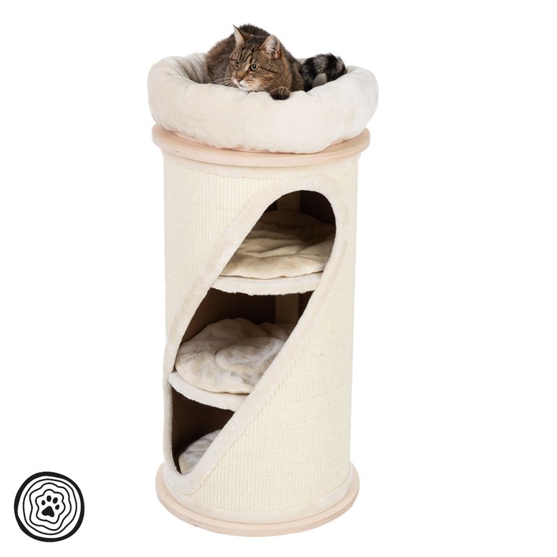 Natural Paradise Scratching Barrel - Sunflower Cream