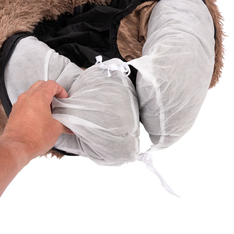 TIAKI No Stress Cuddly Bed - Beige Small: 75 x 25cm (Diameter x H)