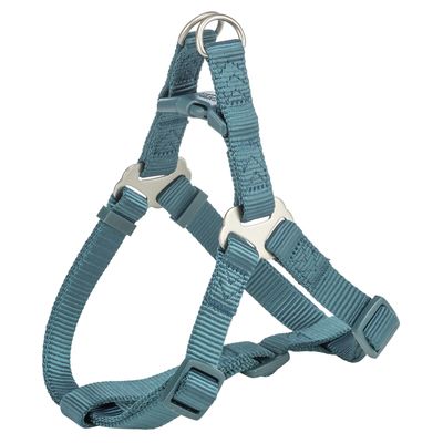 Trixie Premium One Touch Harness - Petrol Size S: 40 - 50cm Chest Circumference, 15mm Wide