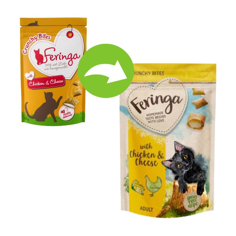 Feringa Crunchy Bites Chicken & Cheese 30g