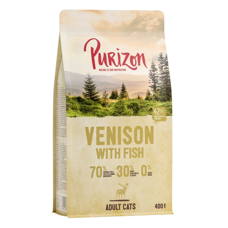 Purizon Adult Grain-Free Venison with Fish 400g