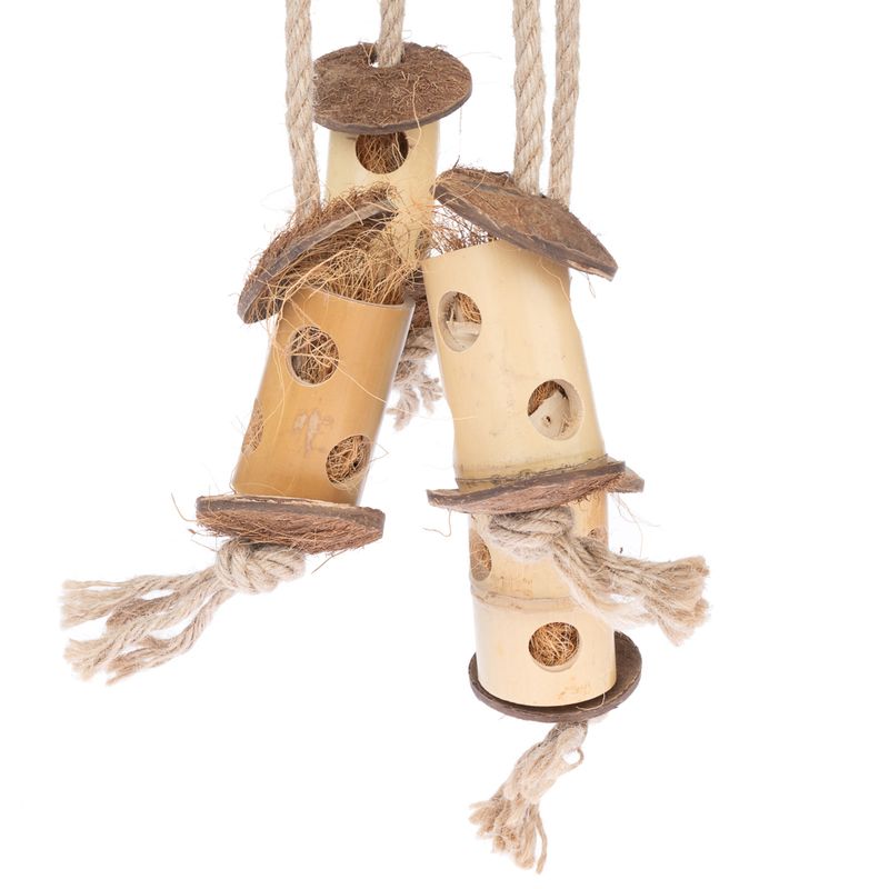 TIAKI Bamboo Snack and Climbing Toy approx. 14 x 60cm (diameter x L)