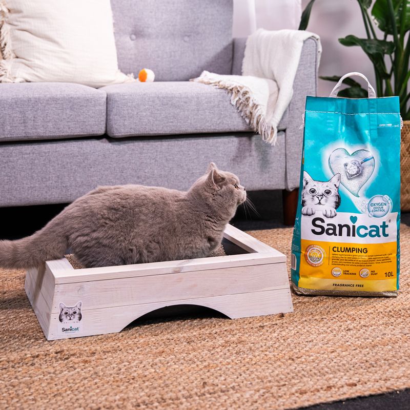 Sanicat Fragrance Free Clumping Cat Litter 10l
