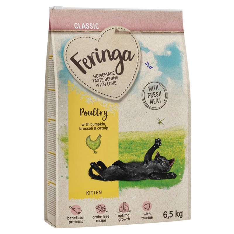 Feringa Dry Cat Food Economy Packs Classic Duck (2 x 6.5kg)