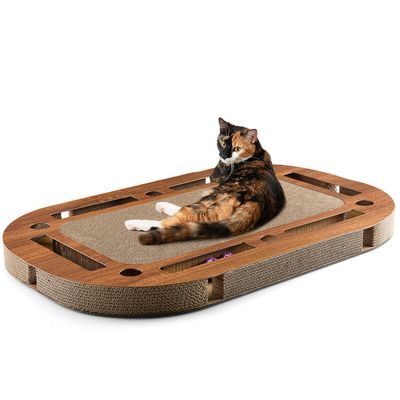 Canadian Cat Company PlayPlate XL Walnut approx. 85 x 54 x 5.8cm (L x W x H)
