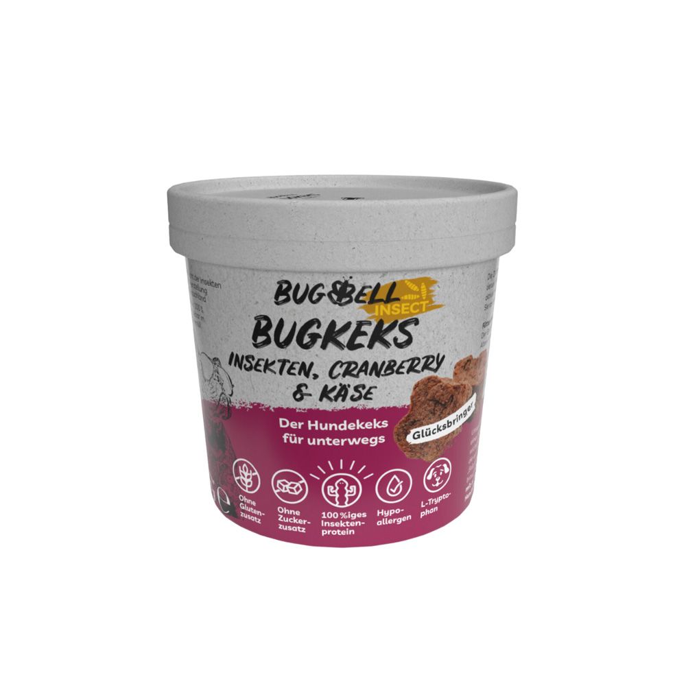 BugBell BugKeks Adult insects, cranberries and cheese 150 g