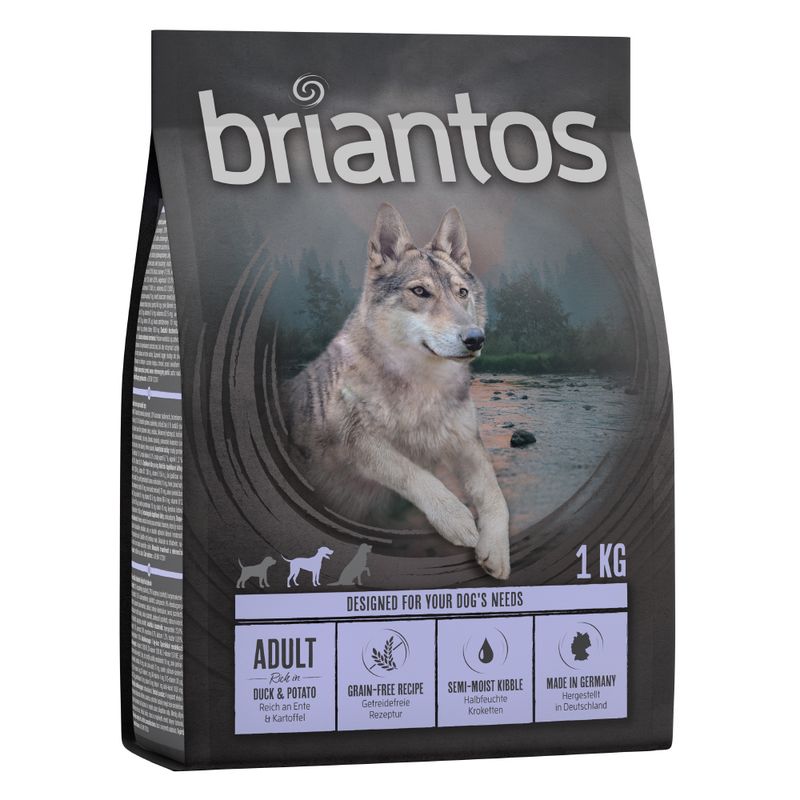 Briantos Grain-Free Trial Pack 2 x 1kg Duck & Potato + Salmon & Potato