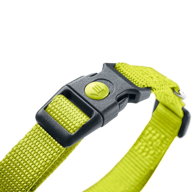 HUNTER Collar London - Lime Vario Basic Size M: 30 - 46cm neck circumference, 15mm wide