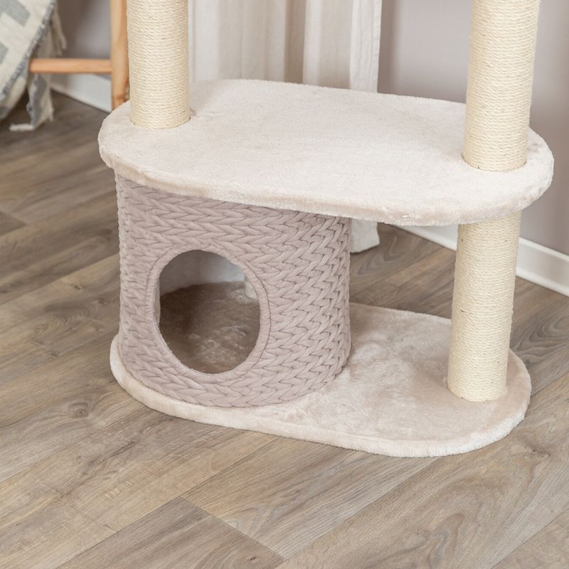 Trixie Scratching Post Alessia Light Grey / Sand