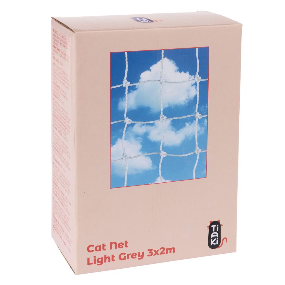 TIAKI Light Grey Safety Net with Wire Reinforcement 2 x 1.5m