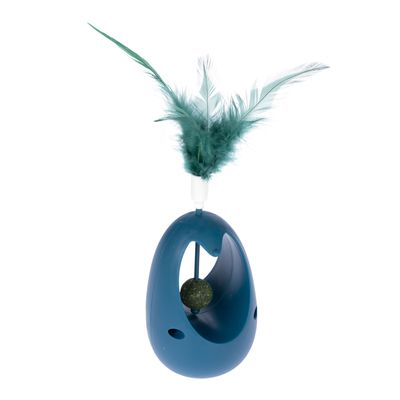 TIAKI Catnip Tumbler with Feathers 1 Toy