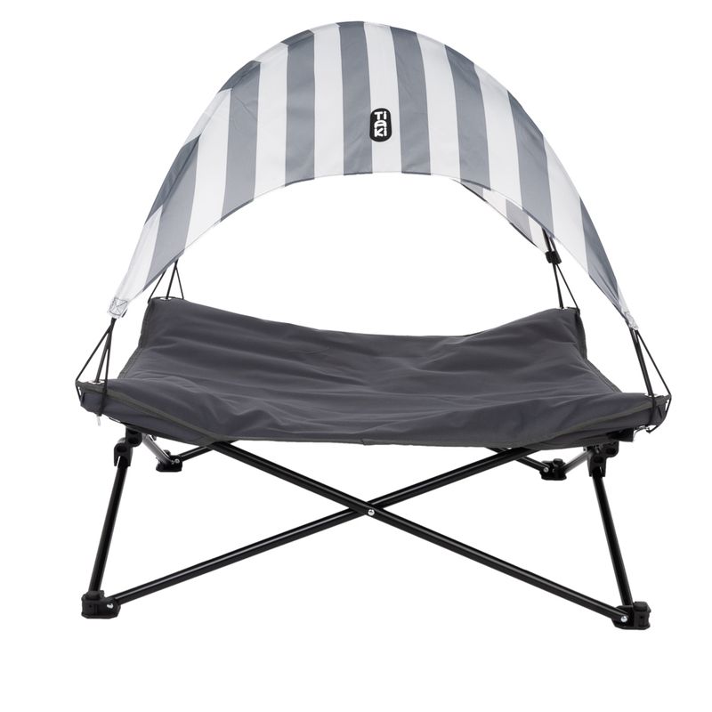 TIAKI Sun Stripes dog bed L 80 x W x H 80 x 30 cm