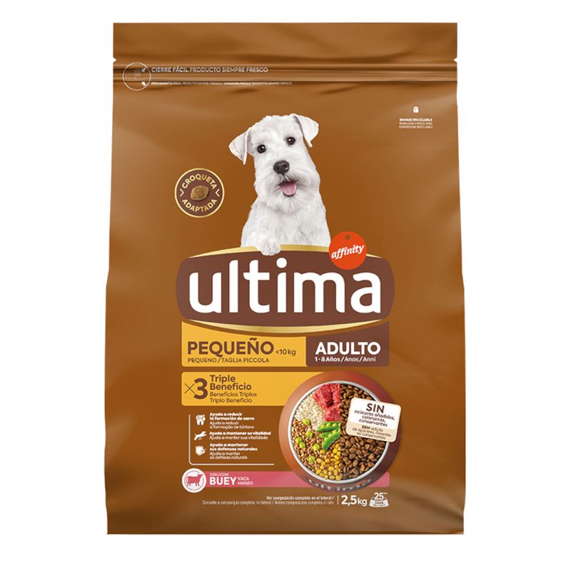 Ultima Dog Mini Adult Beef 2.5kg