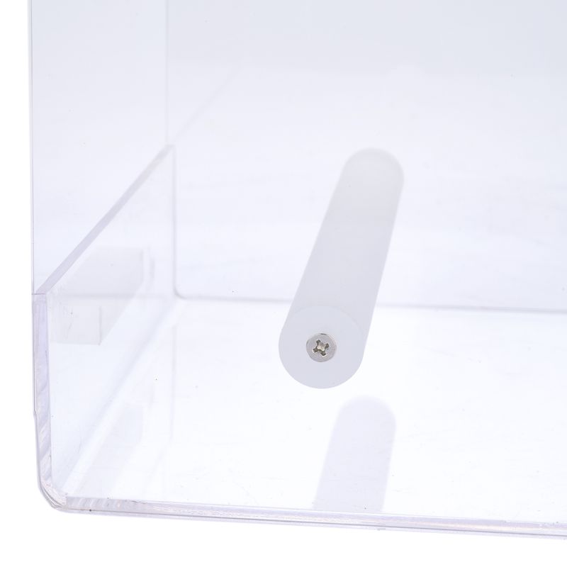 TIAKI No-Mess Acrylic Bird Feeder Size S: 13 x 14 x 13cm (L x W x H)