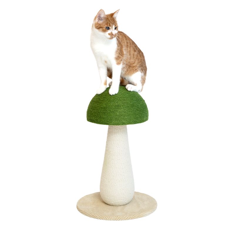 TIAKI Nature Fungi Scratching Post Green
