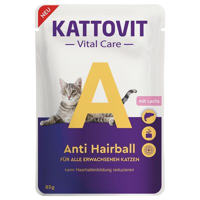 Kattovit Vital Care Anti Hairball with Salmon 12 x 85 g