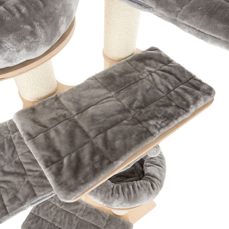 Natural Paradise Ceiling Cat Tree - Amaryllis Light Grey (2 packages*)