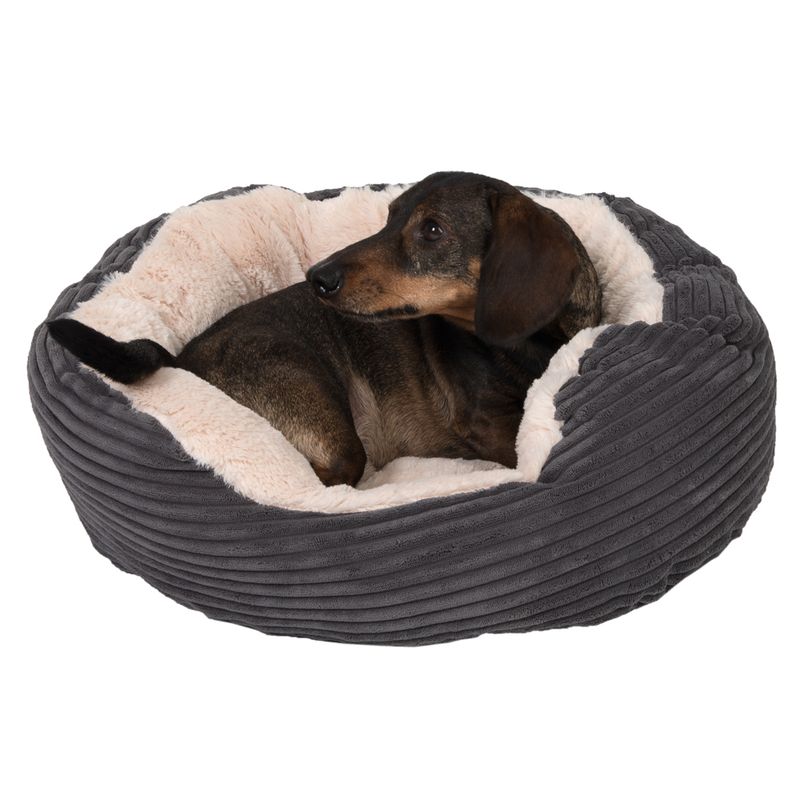 Cosy Cord cuddly bed 51 x 43 x 15 cm (L x W x H)
