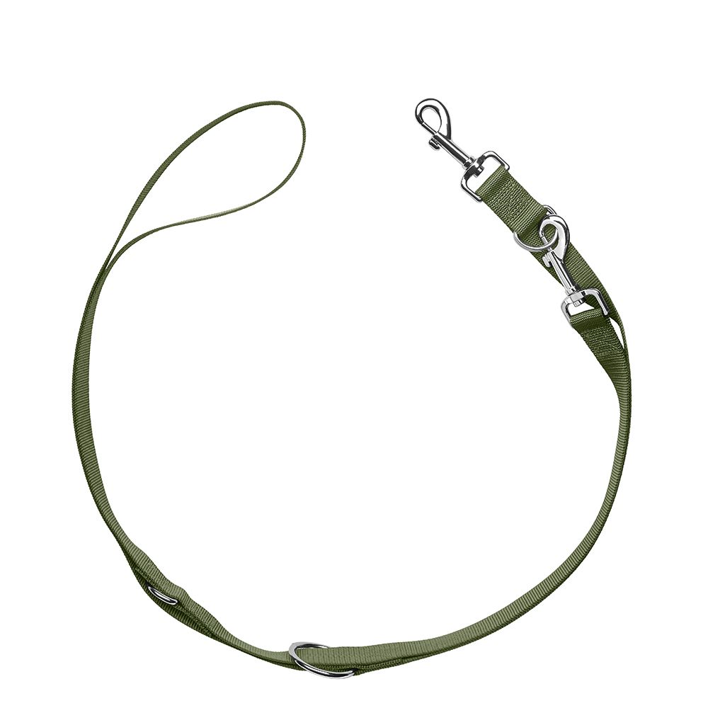 HUNTER London Adjustable Lead – Olive Green 200cm x 10mm (L x W)