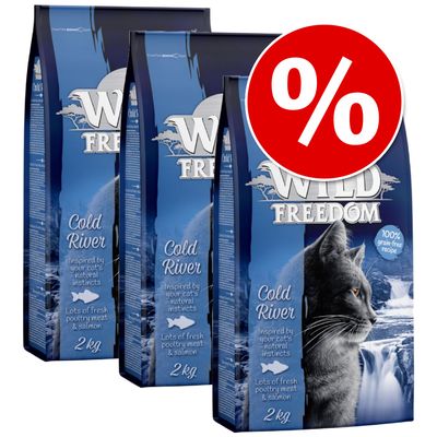 Wild Freedom Grain-Free Dry Cat Food Economy Pack 3 x 2kg Kitten \