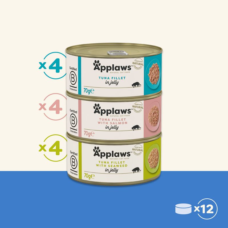 Applaws Cat Cans Mixed Multipacks Chicken Selection in Broth 12 x 70g