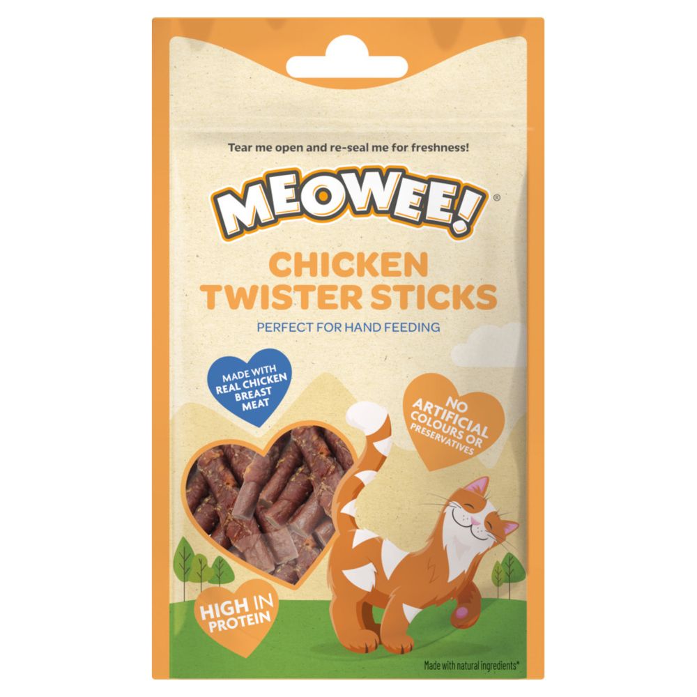 Meowee! Chicken Twister Sticks 31g