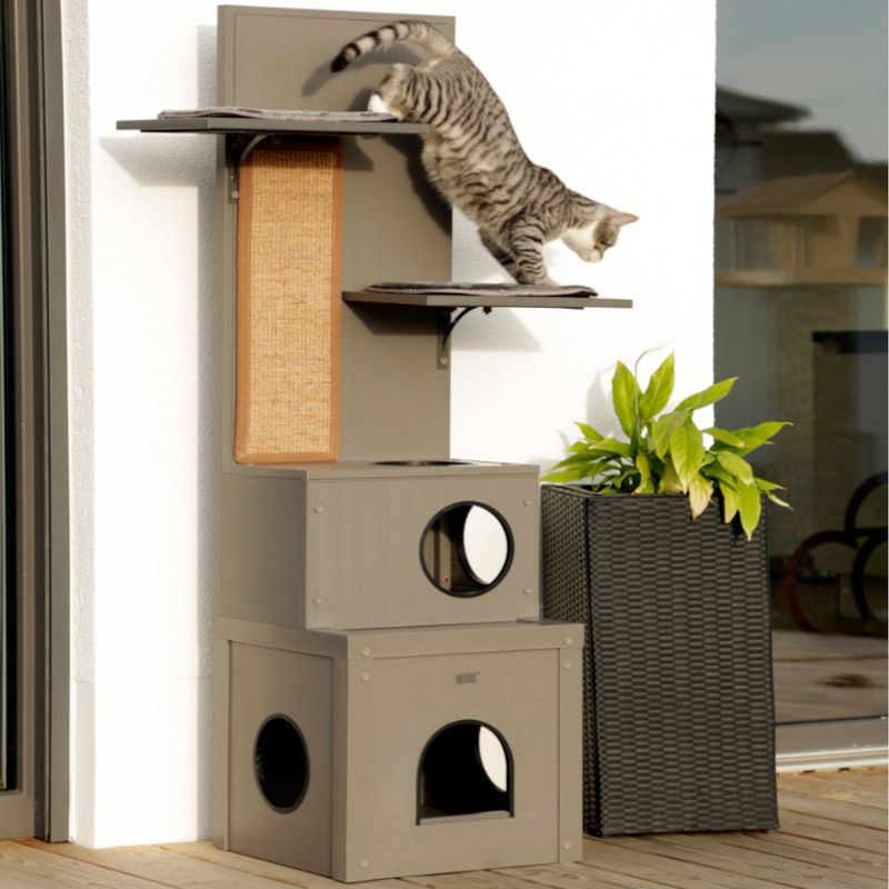 Kerbl Pet ECO Cat Playhouse Alex Grey