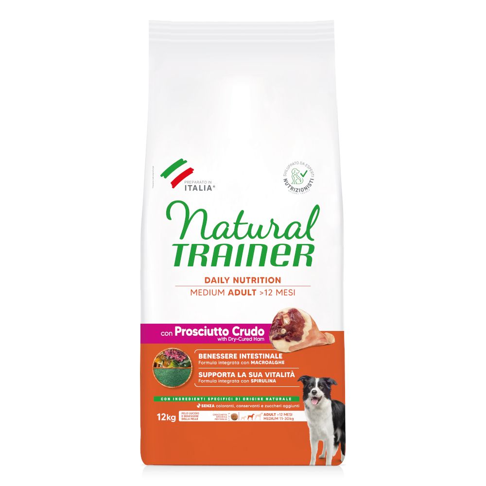 Natural Trainer Adult Medium with Prosciutto Crudo 12 kg