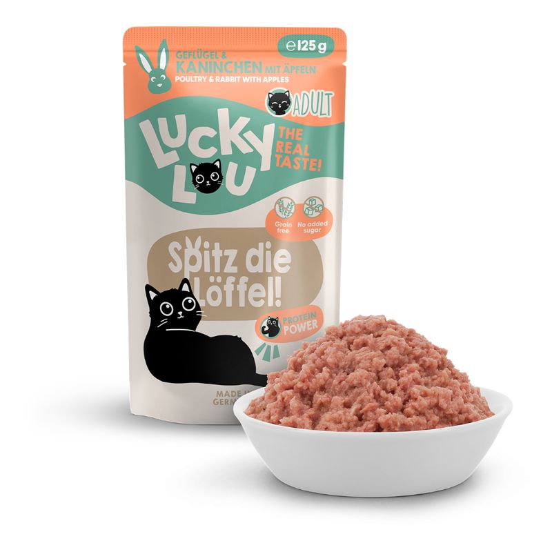 Lucky Lou Adult 16 x 125g Poultry