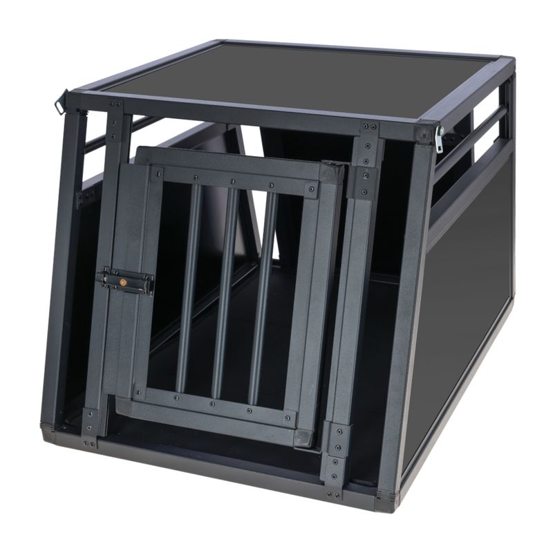 Kerbl Pet Transport Box Vacation - Graphite 77 x 55 x 50cm (L x W x H)
