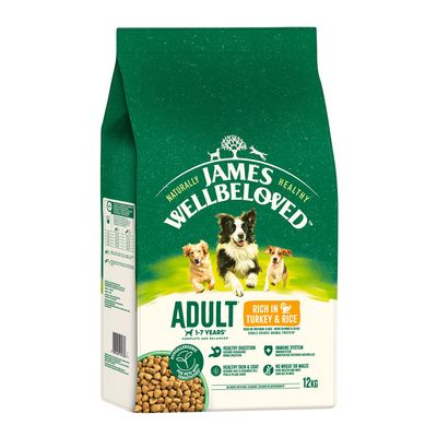 James Wellbeloved Adult Dog Hypoallergenic Turkey & Rice 2kg